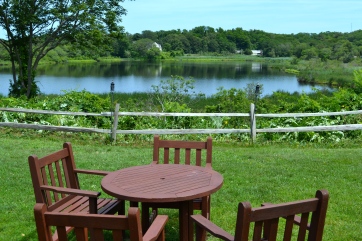 A beautiful view at plymouth plantation. And a perfect place to have lunch.